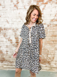 Kandy Leopard Print Dress