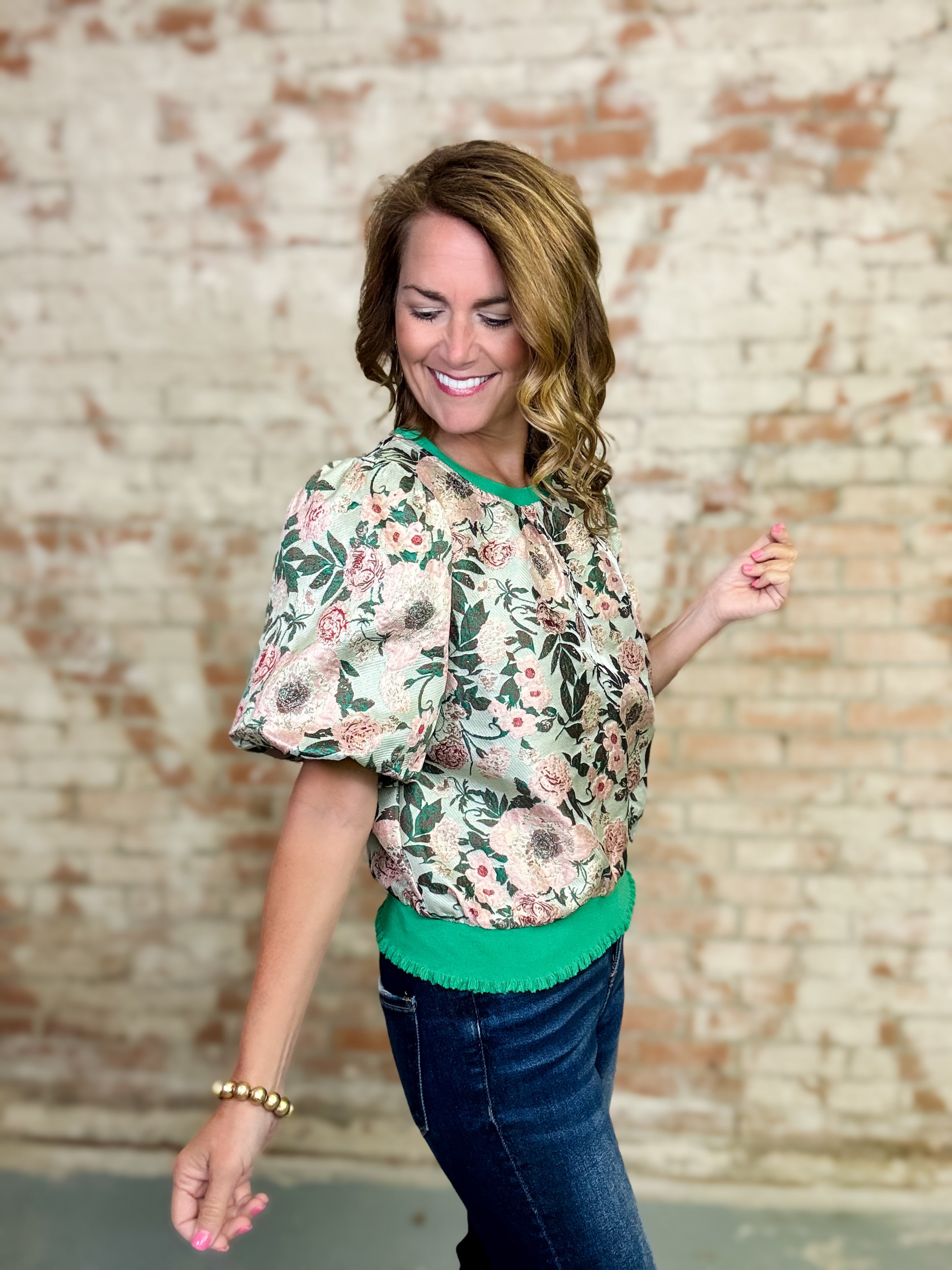 Rita Floral Top