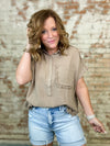 Monica Raw Edge Top