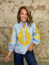 Janie Applique Top
