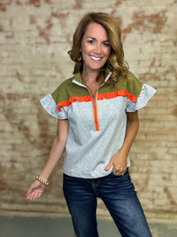 Brenda Colorblock Top