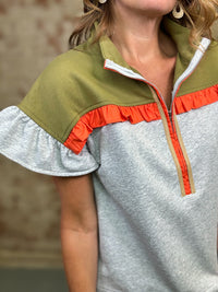 Brenda Colorblock Top