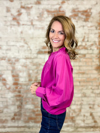 Lyra Crinkled Fabric Top