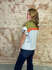 Brenda Colorblock Top
