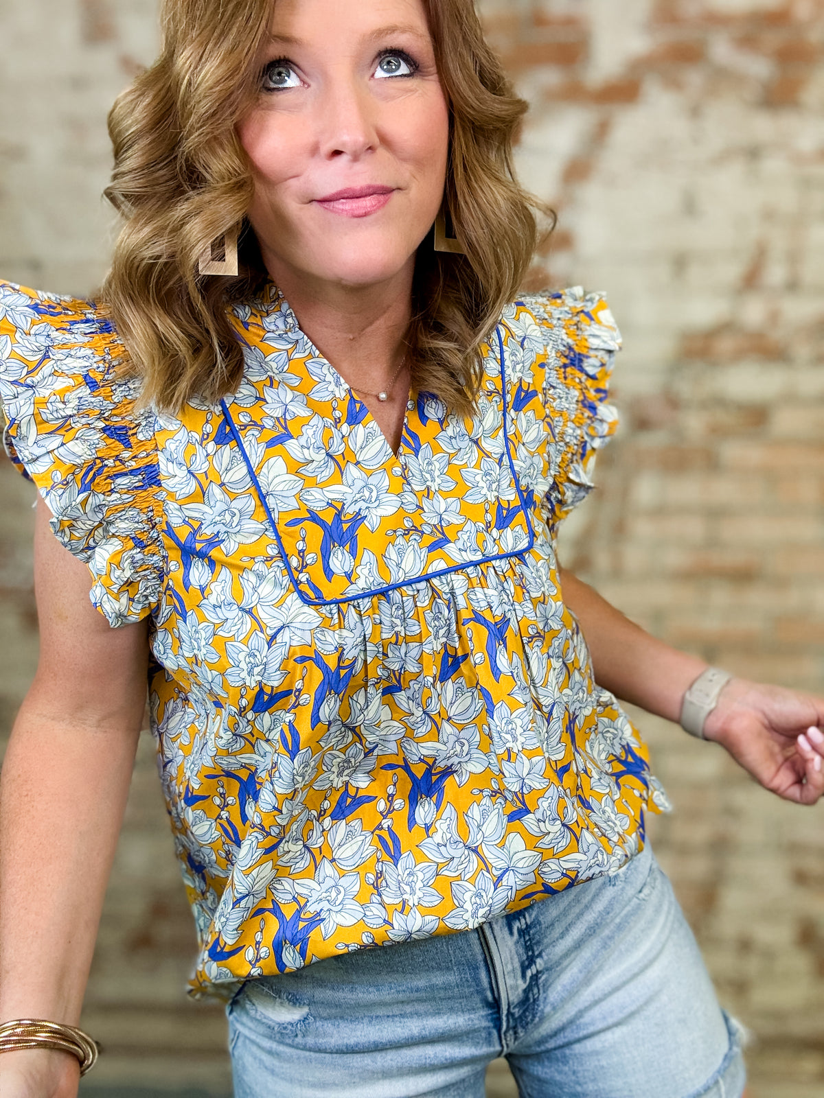Dayna Floral Print Top