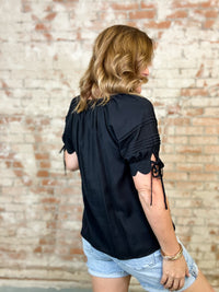 Suzette Scallop Sleeve Top