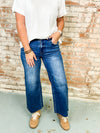 Harlowe High Rise Crop Wide Leg Jeans