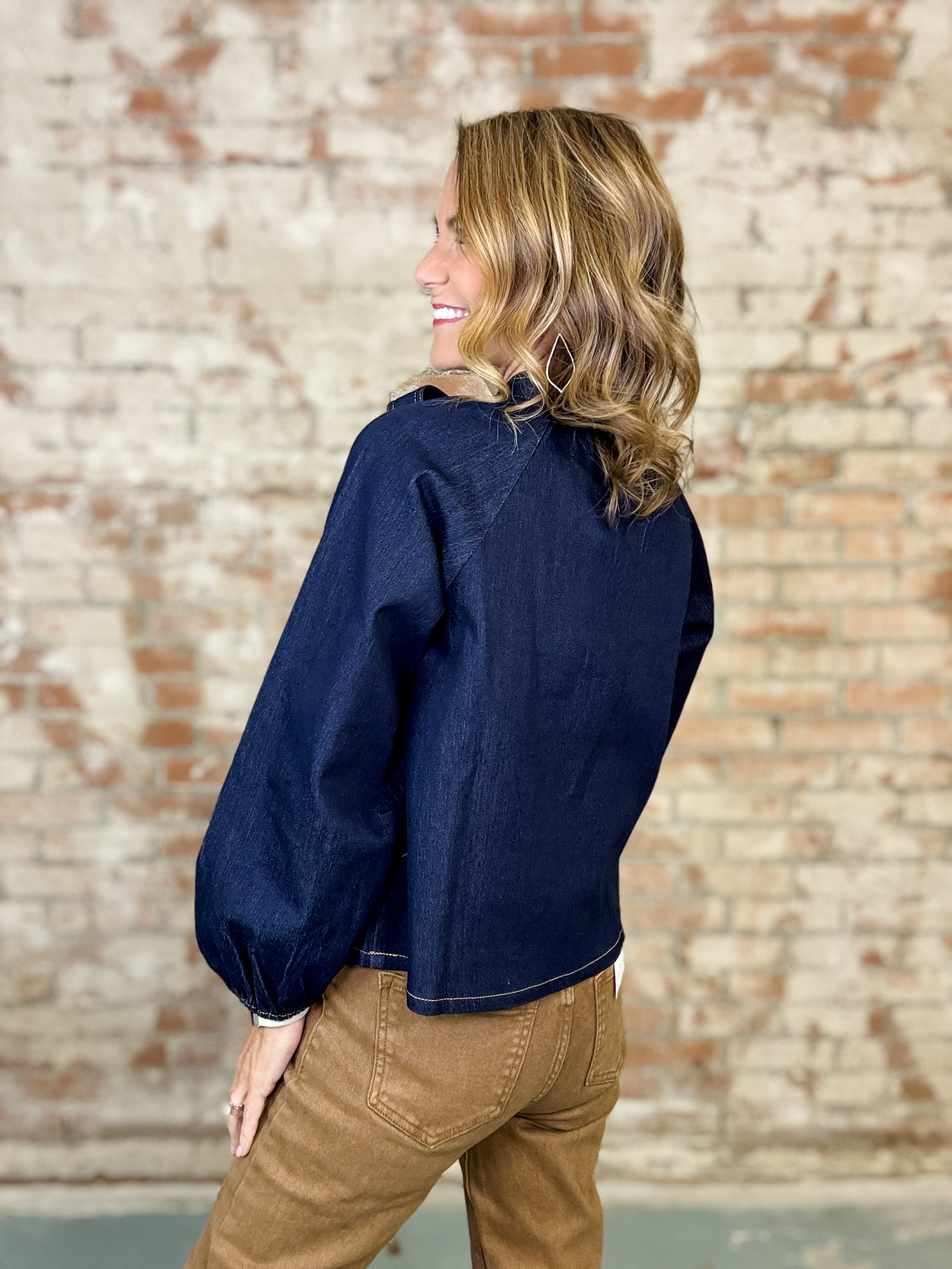 Ruelle Denim Top