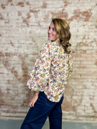 Sue Floral Boho Top