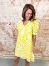 Harris Floral Textured Dress