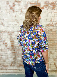 Nira Ruffle Trim Top