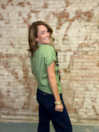 Donna 3D Floral Top