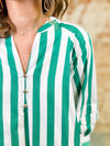 Sonia Green Stripe Dress