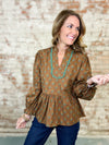 Enza Lace Trim Top