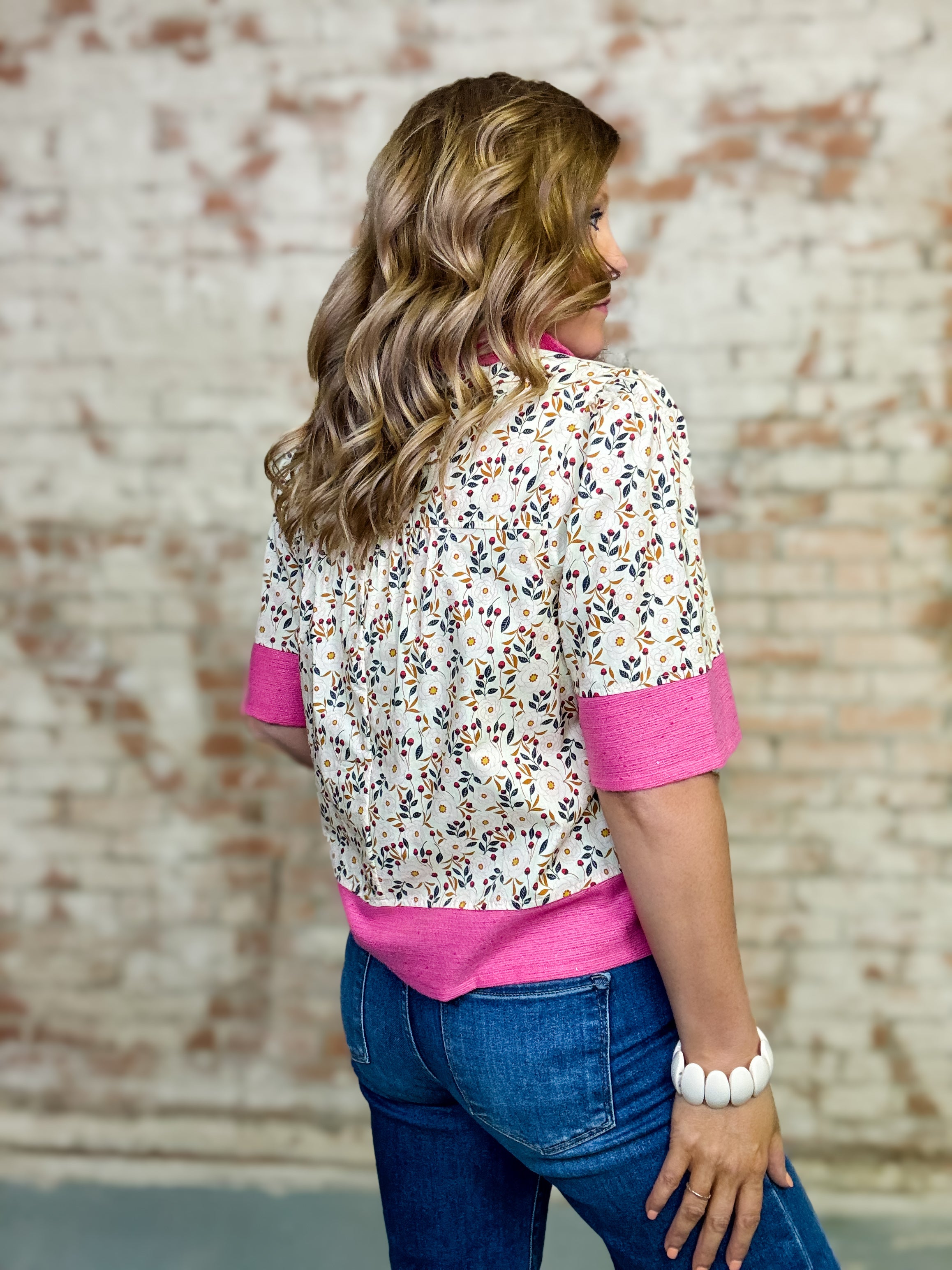 Cassy Floral Top