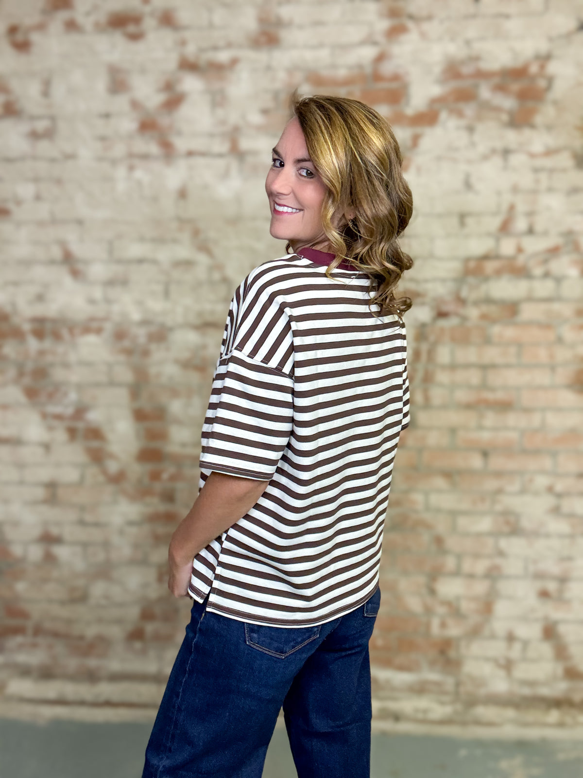 Siena Stripe Top