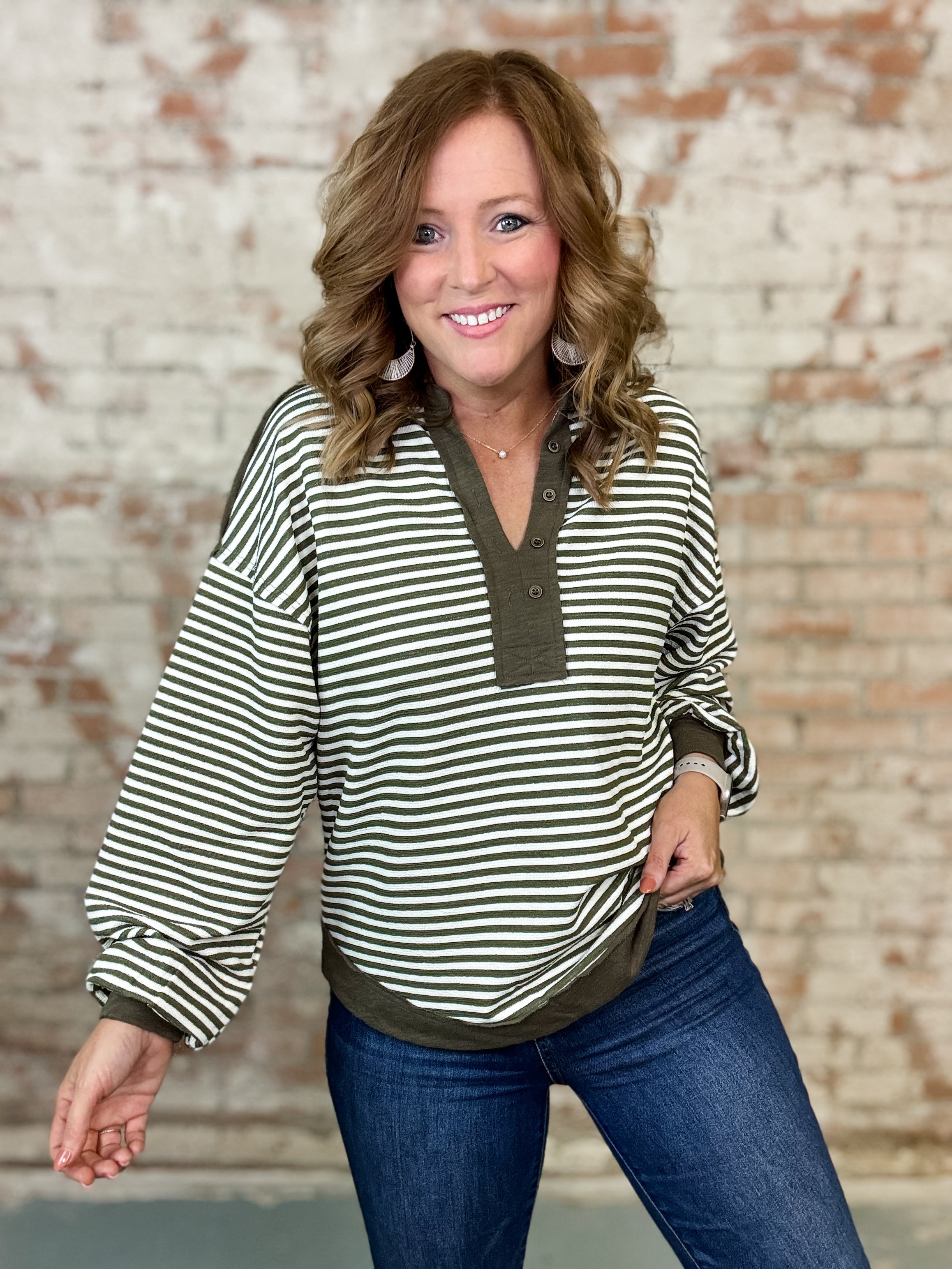 Seraphina Stripe Top