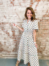 Allyson Flower Print Tiered Dress