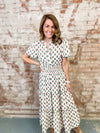 Allyson Flower Print Tiered Dress
