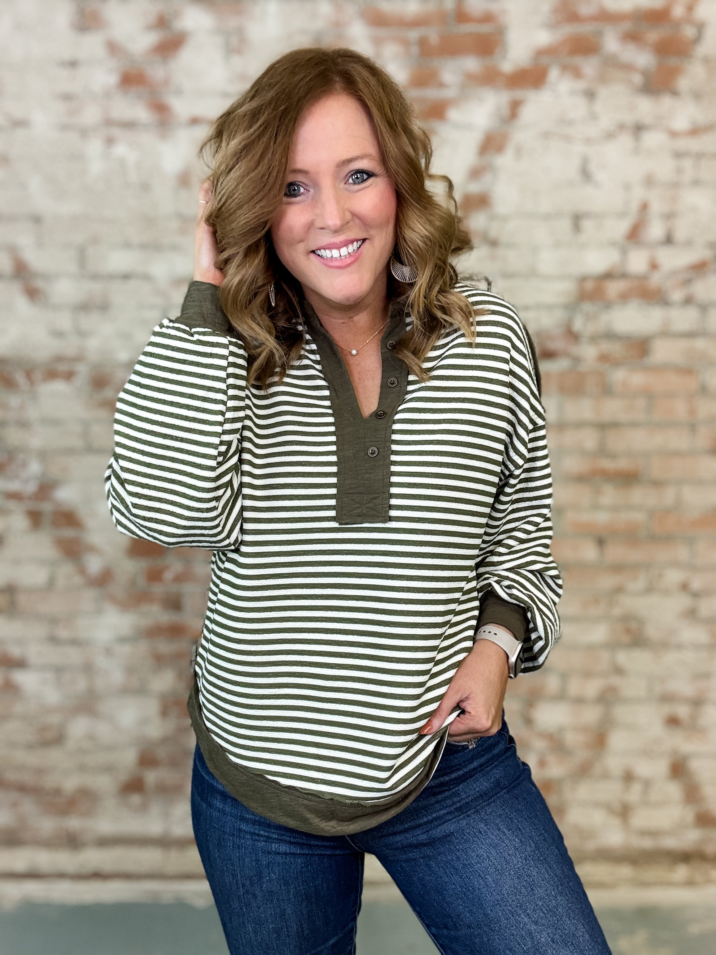 Seraphina Stripe Top