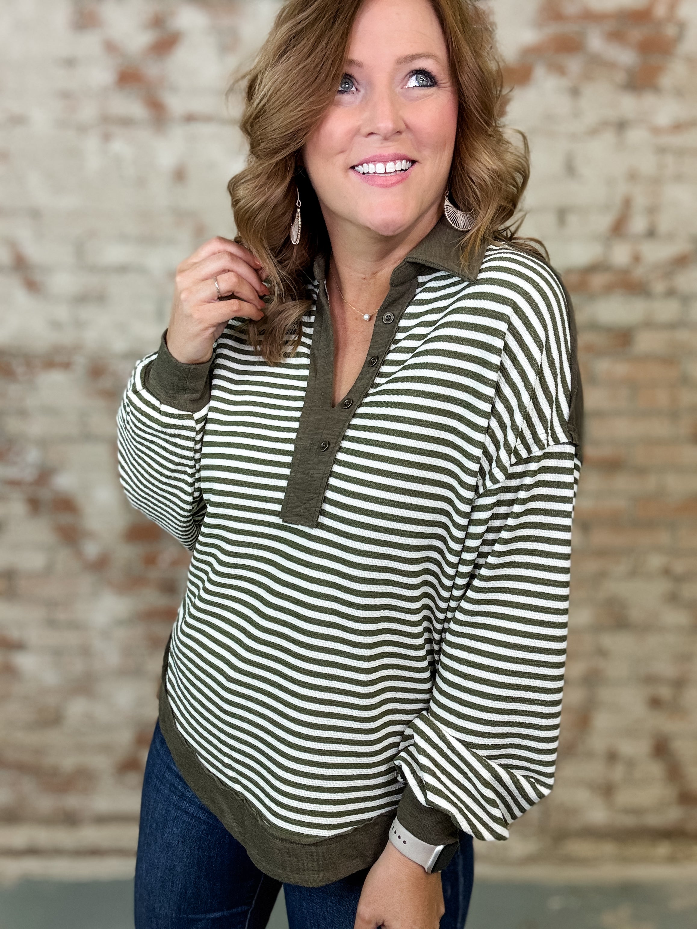 Seraphina Stripe Top