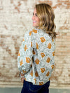 Calyse Abstract Print Top