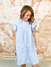 Cooper Pintuck Tie Back Dress
