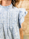 Cooper Pintuck Tie Back Dress