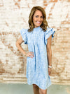 Cooper Pintuck Tie Back Dress