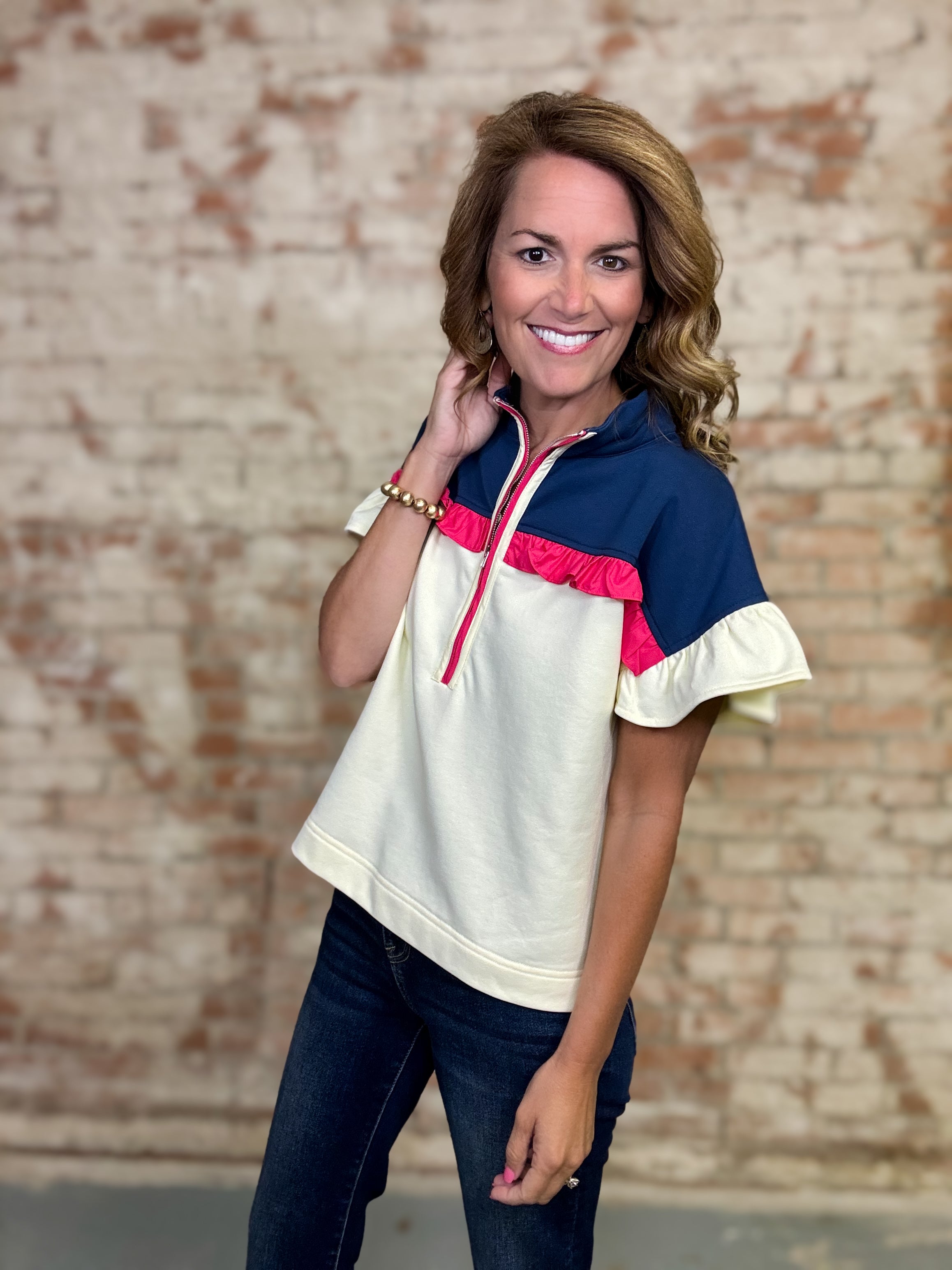 Malorie Colorblock Top