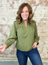Talli Crinkled Fabric Top