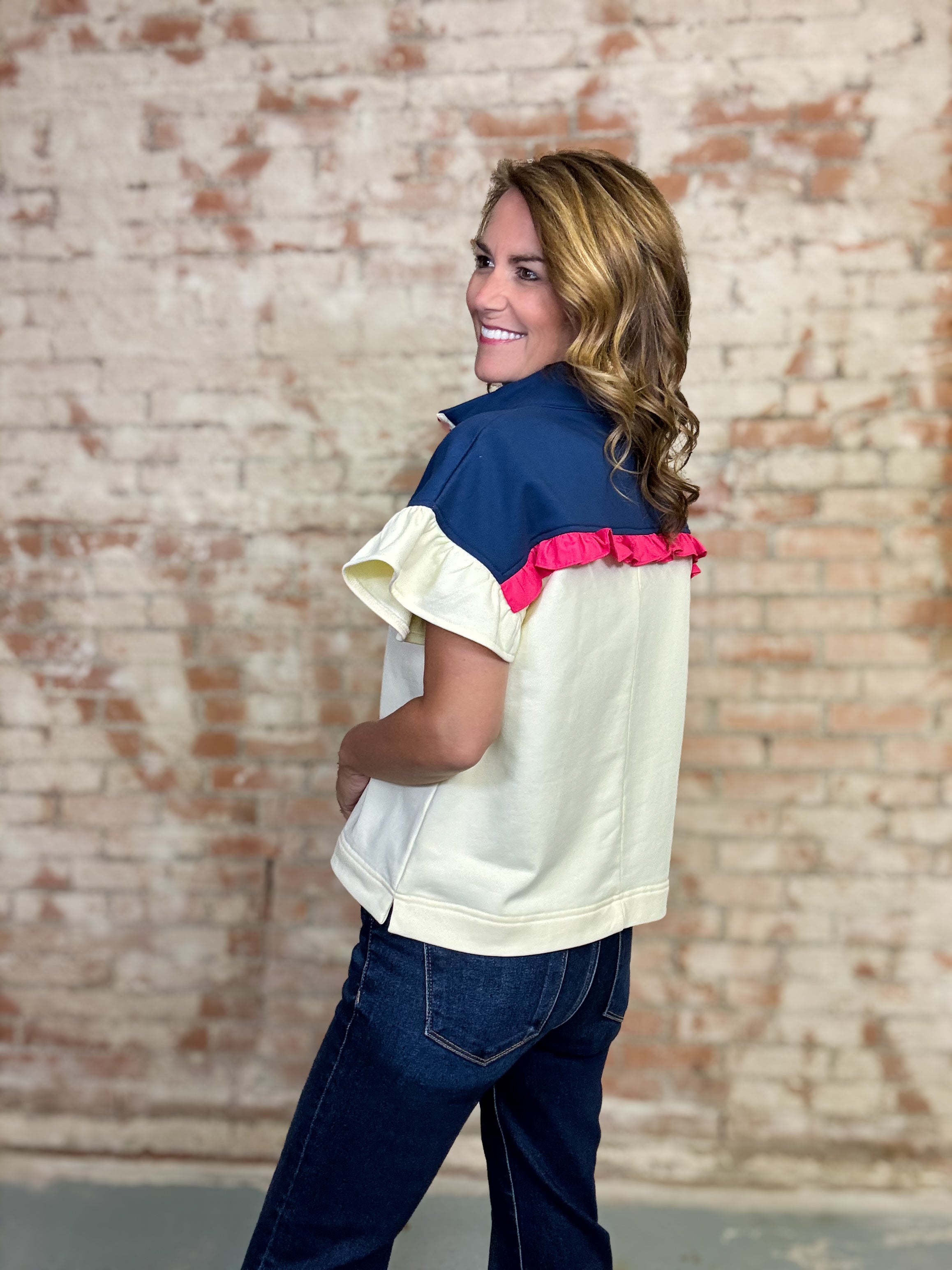 Malorie Colorblock Top