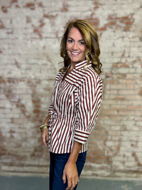 Zayla Stripe Top