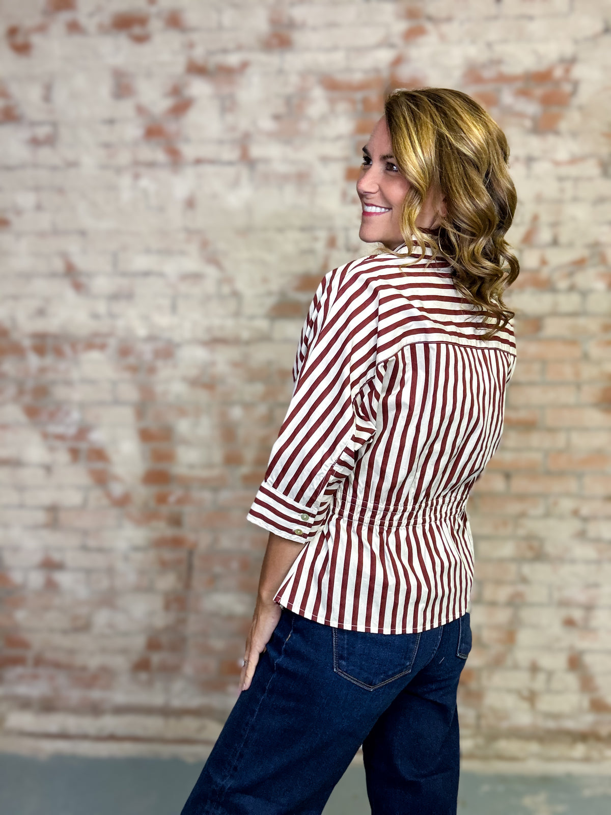 Zayla Stripe Top