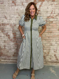 Gertrude Gingham Dress