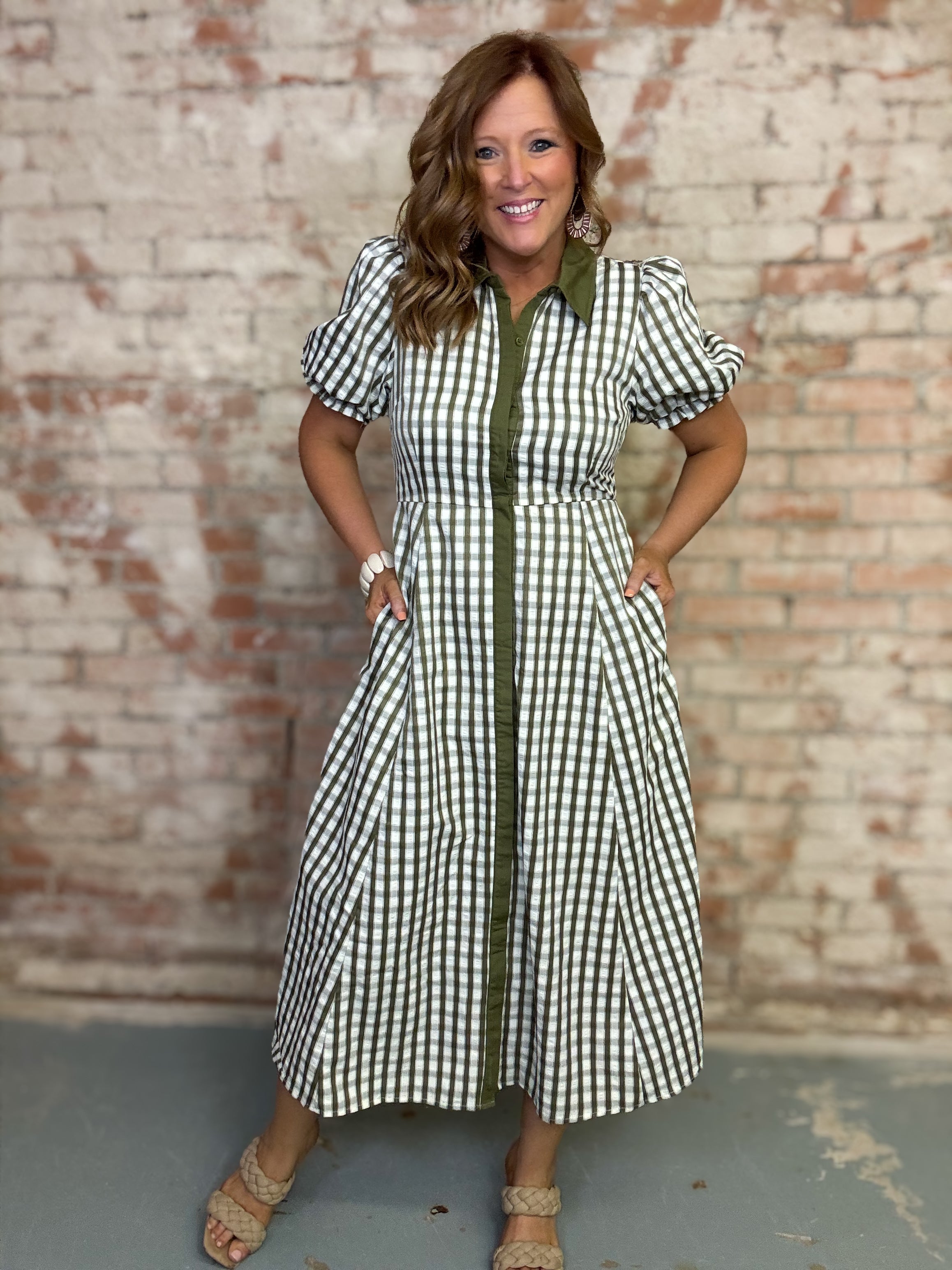 Gertrude Gingham Dress