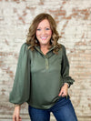 Maison Ballon Sleeve Top