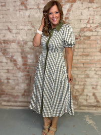 Gertrude Gingham Dress