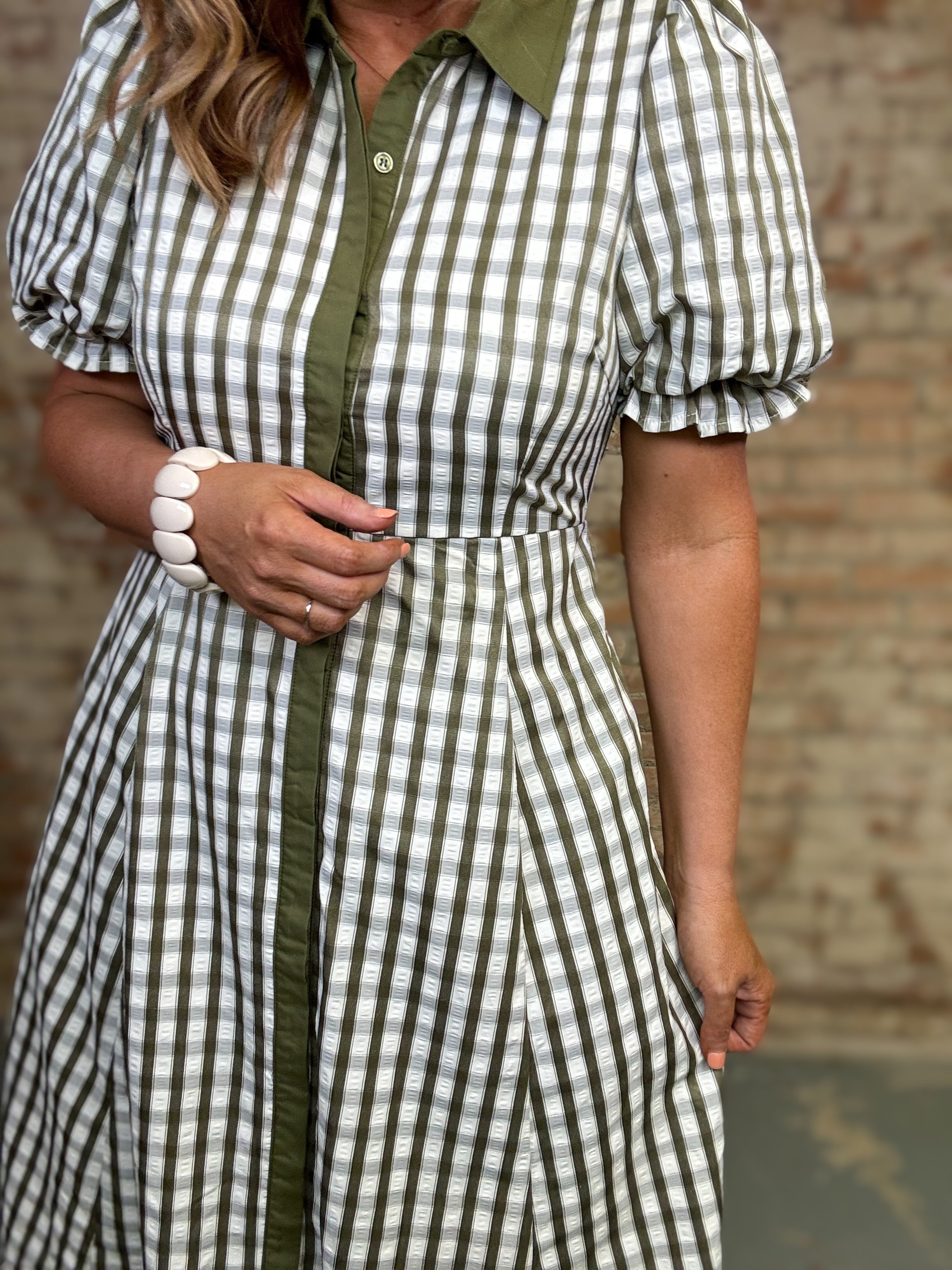 Gertrude Gingham Dress