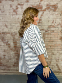 Sutton Button Down Top