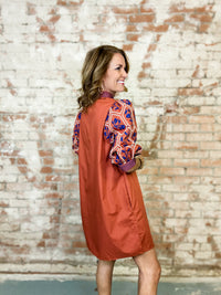 Anelle Embroidered Dress