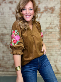 Sallie Corduroy Top
