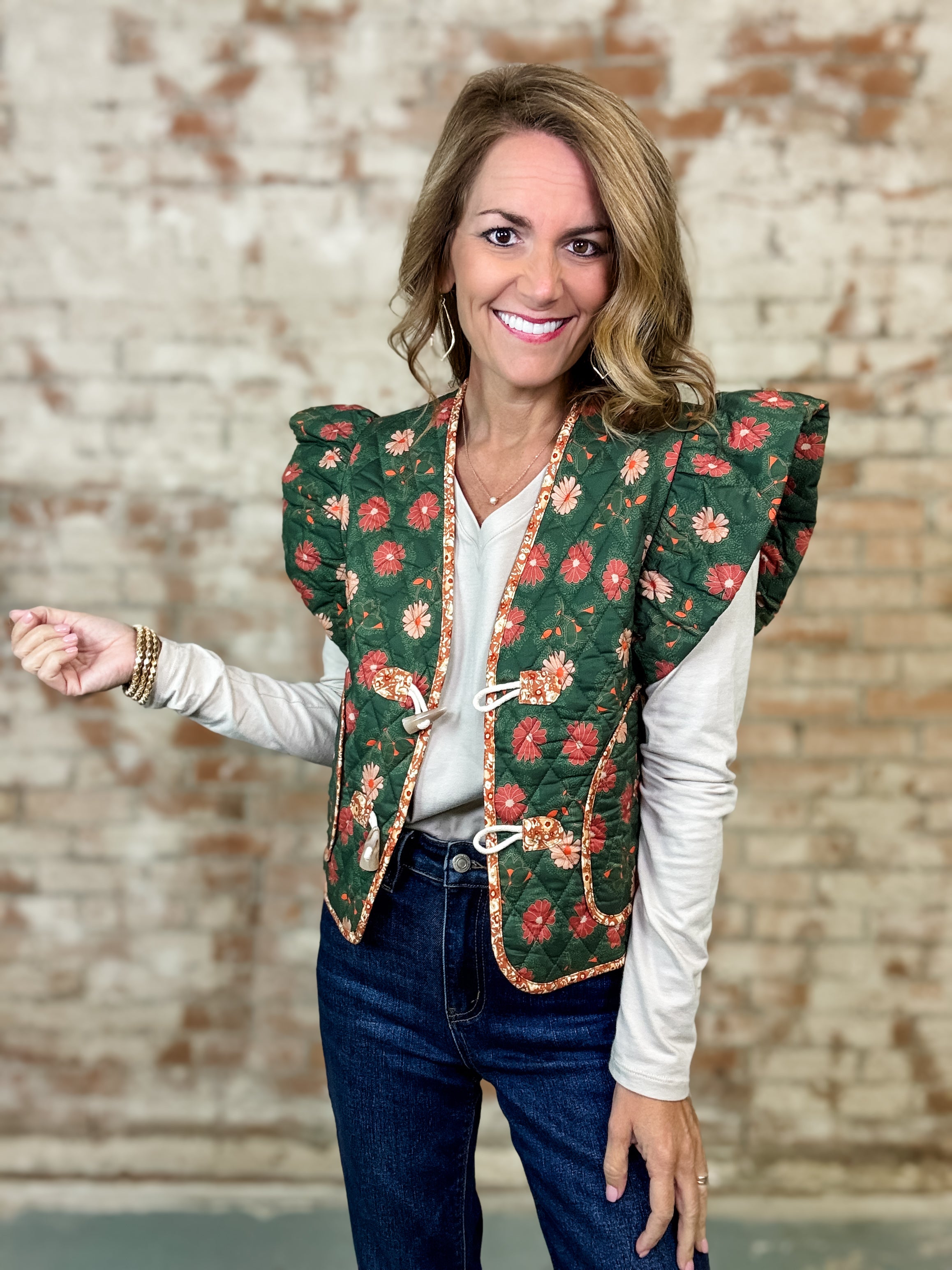 Urban Floral Vest