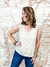 Aubry Eyelet Double Ruffle Top - FINAL SALE