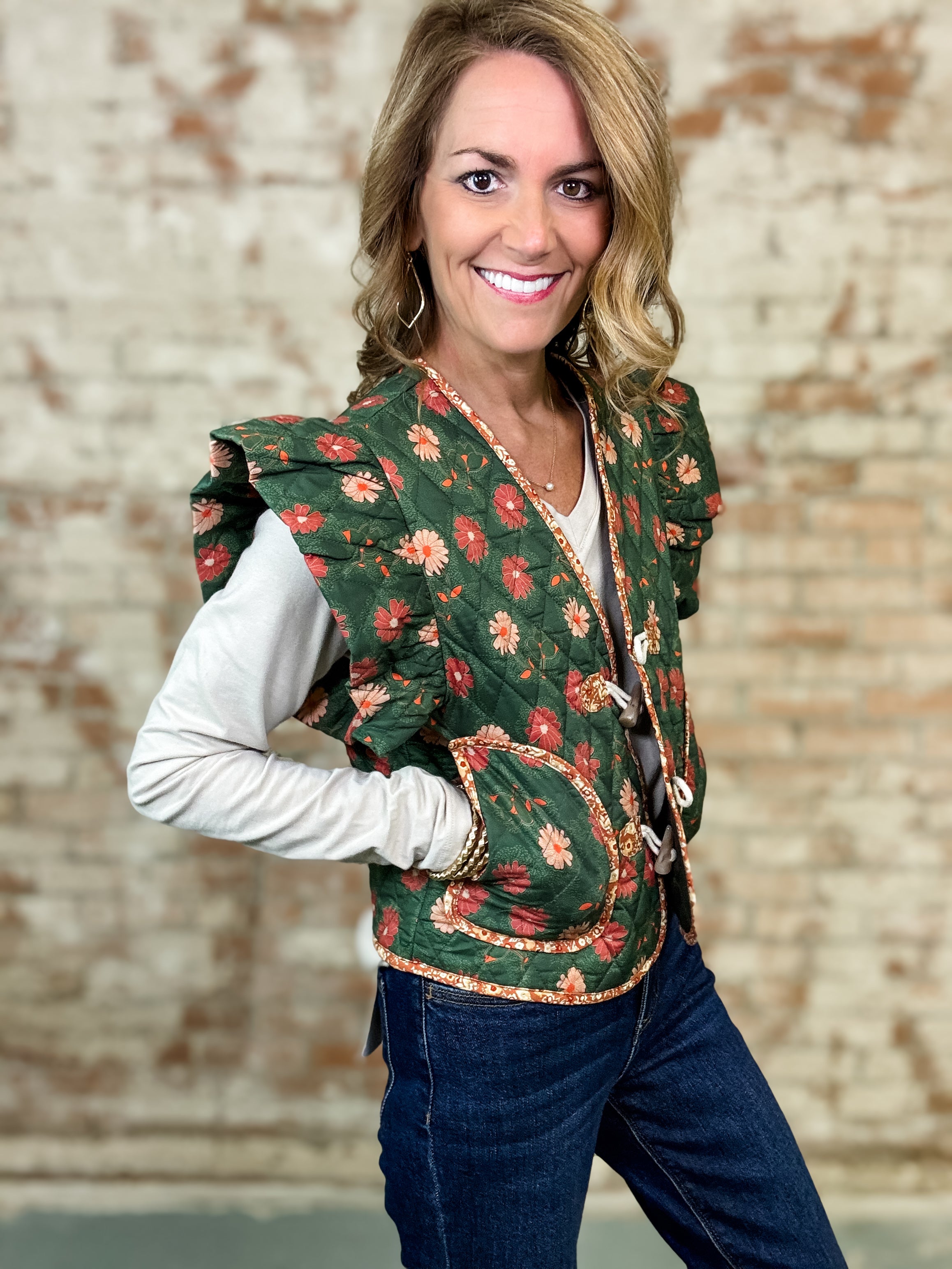 Urban Floral Vest