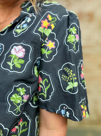 Drew Floral Embroidered Top