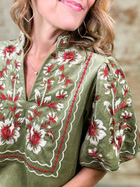 THML Nirae Corduroy Top
