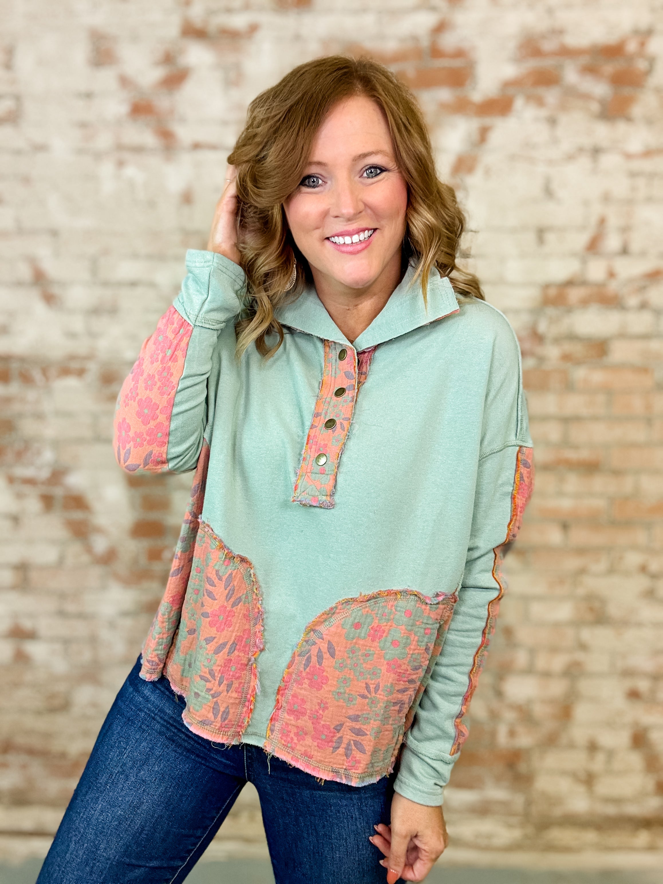 Thalia Mock Pullover