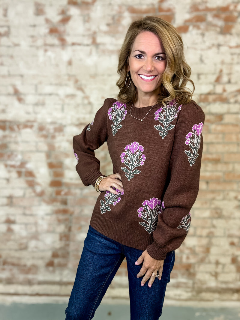 Solace Floral Sweater