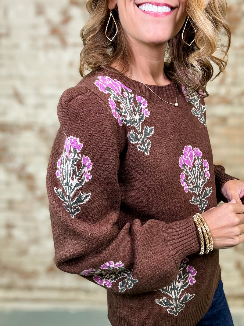 Solace Floral Sweater